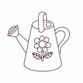 Watering cane leica vector icon